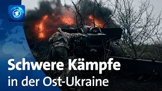 Selenskyj: Schwere Kämpfe im Osten der Ukraine dauern an