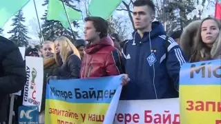 Kiev rally demanding gov't resignation