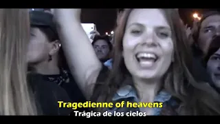 Nightwish - Stargazers (Floor Jansen) Lyrics on screen & Sub español (OFFICIAL LIVE CLIP) 2015