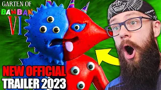 🔥Już Jest! *GARTEN OF BANBAN 6* - "OFFICIAL GAME TRAILER 2023" ( Nowe Postacie! )