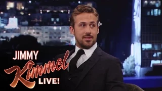 Ryan Gosling on Jimmy Kimmel Live PART 1