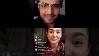 Usman mukhtar (altamash) and Hania amir (daneen) FULL LIVE CHAT | new