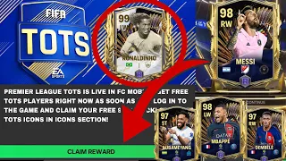 TOTS MESSI 98! FREE 97-99 LIGUE 1 TOTS PLAYERS FOR EVERYONE! FC MOBILE 24!