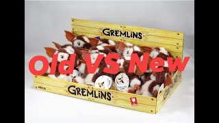 Comparing two Gizmo Neca plush toys from Gremlins