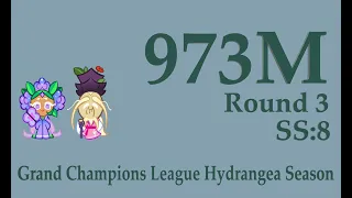CROB Hydrangea Ginseng 973M Round 3 Grand Champions League | Jinx lol | Cookie Run OvenBreak