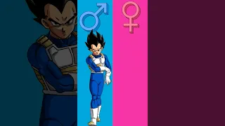 Fusion Dragonball Characters in Gender Swap Mode (75k Subscribes Special 🎉) #anime #dbz #shorts