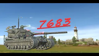 7683 Урона на БАБАХЕ . WoT Blitz 2024 03 14 10 06 36