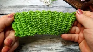 Резинка крючком. Crochet elastic