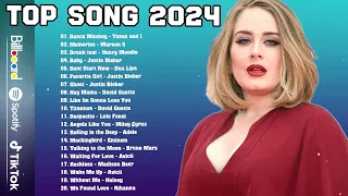 Pop songs playlist 2024 - Charlie Puth, Adele, Miley Cyrus, Maroon 5 -  New Popular Songs 2024