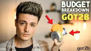 Is Got2B Any Good? | Budget Breakdown | Men's Hair Products | BluMaan 2018