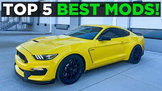 Top 5 BEST MODS 2016-2020 SHELBY GT350! - FASTER THAN A HELLCAT