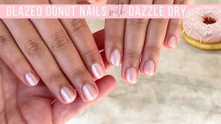 Glazed Donut Manicure with Dazzle Dry! [Watch Me Work/No Talking/Just Music/ASMR]]