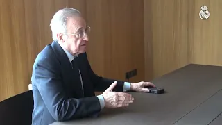 Florentino Pérez meets Vinicius Jr. after racism in Valencia. #realmadrid