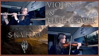 Skyrim - Main Theme | Instrumental Cover: Violin and Flute