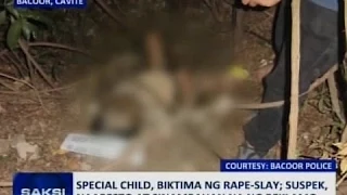 Saksi: Suspek sa special child rape-slay sa Cavite, arestado
