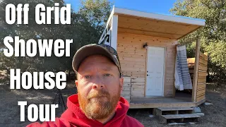 Off Grid Shower House Tour