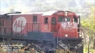 Trem L66 chegando em Bauru com dupla de C30-7 [Full HD]