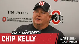 Chip Kelly talks about his decision to join Ohio State, what he's seen from the offense