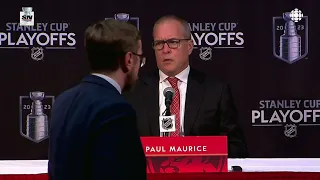 Nobody noticed what Paul Maurice did here...