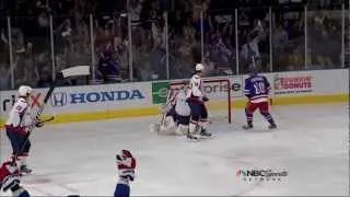 Brad Richards goal. Washington Capitals vs NY Rangers Game 7 5/12/12 NHL Hockey