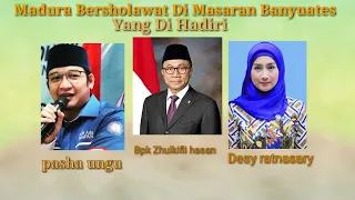 Bersama Bpk Zulkifli Hasan dan Pasha Ungu beserta Desy Ratnasari di Acara Madura Bersholawat