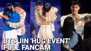 BTS Jin Hugging event with ARMY BTS Jin Fanmeeting For BTS FESTA FULL FANCAM 240613