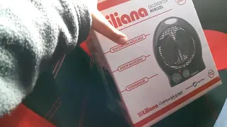 Unboxing caloventor Liliana minisol