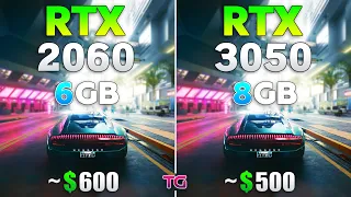 RTX 3050 vs RTX 2060 - Test in 10 Games