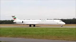 Bulgarian Air Charter MD-80 take off at Nuremberg, (NUE/EDDN)