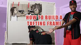 How To Build a Rug Making Frame - For Beginners