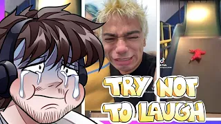 I LAUGHED SO HARD I PUKED | Try Not to Laugh #1