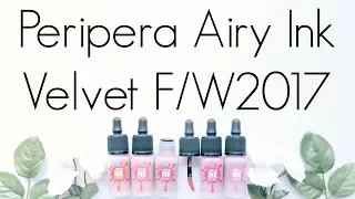 Review: Peripera Airy Ink Velvet F/W2017