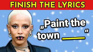 FINISH THE LYRICS - 25 Most Popular Songs EVER 🎵 | Music Quiz