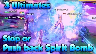 Can 3 Ultimates Push Back Spirit Bomb?! - Dragon Ball Xenoverse 2