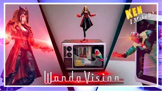 DIY WESTVIEW TV SET DISPLAY -  Scarlet Witch & Vision - Wandavision | Ken I Make It