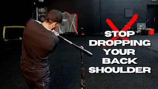 4 Drills To Stop Dropping Your Back Shoulder - Tilt VS Drop
