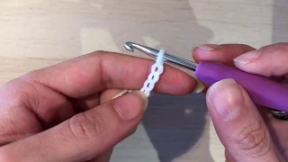 Comment faire une maille serrée au crochet : tuto en ps à pas