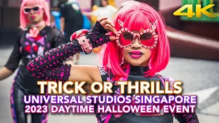 Universal Studios Singapore TRICK OR THRILLS 2023 Halloween event vlog