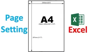 Excel page setting for printing | Excel Tutorial