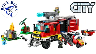 LEGO City 60374 Fire Command Truck - Speed Build Review