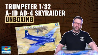 Trumpeter A-1D AD-4 Skyraider | Scale Model Aircraft Unboxing | #askhearns