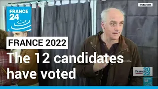 French presidential election: 1st round underway, the 12 candidates have voted • FRANCE 24 English