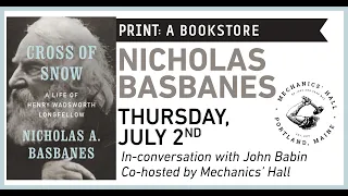 Nicholas Basbanes discusses CROSS OF SNOW with Kathleen Neumann