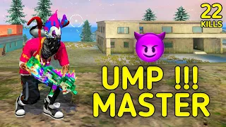 SOLO VS SQUAD || UMP MASTERCLASS🔥 UNLEASHING THE UMP'S PEAK POWER !!! || 99% HEADSHOT INTEL I5