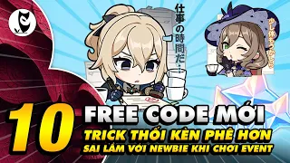 FREE CODE 10 CÁI🥰Trick Thổi Kèn Phê Hơn, Sai Lầm Khi Chơi Event Với Newbie