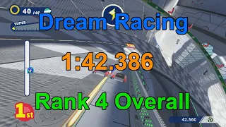 Mario & Sonic at the Tokyo 2020 Olympic Games - Dream Racing in 1:42.386 - Rank 4 Overall