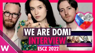 ESCZ 2022 - We Are Domi "Lights Off" Interview | Czech Republic