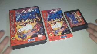 Review Unboxing Disney Aladdin Sega Genesis Mega Drive