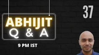 #AskAbhijit Episode 37 | Question and Answer session with Abhijit Iyer-Mitra