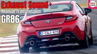 Exhaust Sound 2022 Toyota GR86 with Manual Transmission